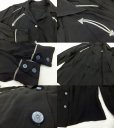 画像3: 50's ウエスタンシャツ ギャバシャツ XS 黒ブラック/ ビンテージ ロカビリー (3)