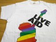 画像1: デッド 80's LIVE AID ライブエイド プリントTシャツ M/ビンテージ (1)