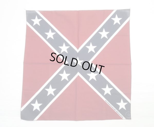 画像1: USA製 南軍旗 レベルフラッグ バンダナ/ビンテージ 国旗 