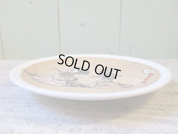 画像3: 80's バージニア州 USA製 プレート 皿 絵柄 1/ビンテージ アンティーク 陶器 食器