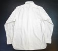 画像2: 60's USA製 ARROW アロー マチ付き コットン長袖シャツ 14 1/2 M 白 ホワイト/ビンテージ オールド