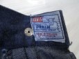 画像3: 50's Levi's リーバイス ショートホーン デニム ランチパンツ W24〜25 濃紺/ビンテージ