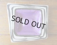 50's〜60's MIXICH アッシュトレイ 灰皿 小物入れ 紫/ビンテージ アンティーク アメリカ雑貨 モダン アート