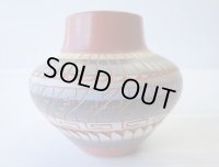 ビンテージ ネイティブアメリカン ポタリー 壺/アンティーク アメリカ雑貨 ナバホ フラワーベース 陶器