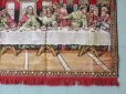 画像5: フランス製 キリスト 最後の晩餐 ラグ 絨毯 タペストリー 大判 94cm×130cm/ビンテージ アンティーク アメリカ雑貨 カーペット キリム