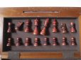 画像2: 70's Pressman ウッド チェス盤 セット/ビンテージ アンティーク アメリカ雑貨 木製 折畳