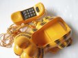 画像5: ジャンク ガーフィールド 電話 テレフォン オブジェ/ビンテージ アンティーク アメリカ雑貨 レトロ キャラクター ドール 受話器