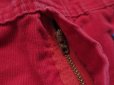 画像5: ◆ キッズ 70's USA製 OSHKOSH オシュコシュ コーデュロイ オーバーオール 赤/ビンテージ レディース レトロ アメリカ古着 子供服