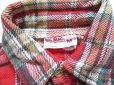 画像4: ◆ 70's USA製 BIG MAC ヘビーネルシャツ M 赤チェック/ビンテージ オールド アメリカ古着 レトロ ビッグマック 単色タグ