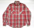 画像1: ◆ 70's USA製 BIG MAC ヘビーネルシャツ M 赤チェック/ビンテージ オールド アメリカ古着 レトロ ビッグマック 単色タグ (1)