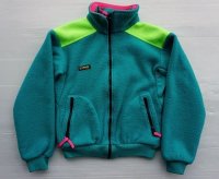 ◆ キッズ 90's USA製 Columbia コロンビア フリースジャケット 緑/オールド ビンテージ アメリカ古着 アウトドア