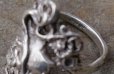 画像7: ◆ STERLING刻印 女性モチーフ シルバーリング 18号/ビンテージ アンティーク 指輪 アクセサリー スカルプチャー アート 