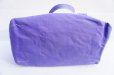 画像8: ◆ 90's USA製 LL BEAN キャンバス地 トートバッグ 大サイズ 白×紫/ビンテージ オールド アメリカ古着 アウトドア エルエルビーン 鞄