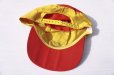 画像3: ◆ 80's USA製 マクドナルド プリント入り コットンキャップ フリーサイズ 赤×黄色 ツートン/ビンテージ オールド アメリカ古着 帽子