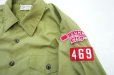 画像3: ◆ 70's BSA ボーイスカウト ワッペン付き 半袖シャツ L オリーブ 無地/ビンテージ オールド アメリカ古着 レトロ USA製