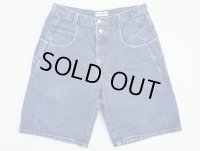 ◆ 90's メキシコ製 GUESS JEANS デニム ショートパンツ W32 青系/ビンテージ オールド アメリカ古着 ショーツ 短パン ゲス バギー