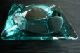 画像3: ◆ アメリカ雑貨 アンカーホッキング社 ファイヤーキング アッシュトレイ 灰皿 Lサイズ 青 レーザーブルー/ビンテージ アンティーク