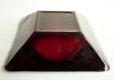 画像7: ◆ アメリカ雑貨 アンカーホッキング社 ファイヤーキング アッシュトレイ 灰皿 Lサイズ 赤 ロイヤルルビー/ビンテージ アンティーク