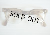 ◆ ヴィンテージ AO アメリカンオプティカル ウェリントン セルフレーム 42-20 アイウェア 眼鏡/レトロ サングラス アメリカ古着