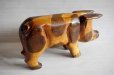 画像4: ◆ アメリカ雑貨 豚 カービング ウッドオブジェ インテリア 11.8×22.5cm/ビンテージ アンティーク 木製 アート スカルプチャー 動物