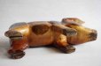 画像8: ◆ アメリカ雑貨 豚 カービング ウッドオブジェ インテリア 11.8×22.5cm/ビンテージ アンティーク 木製 アート スカルプチャー 動物