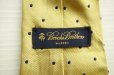 画像5: ◆ USA製 Brooks Brothers ブルックスブラザーズ シルク ネクタイ ゴールドカラー ドット刺繍/ビンテージ オールド アメリカ古着 (5)