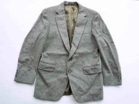 ◆ 70's Barrington カシミヤ 2つボタン テーラードジャケット ブレザー M グレー/ビンテージ オールド アメリカ古着 レトロ ウール