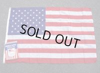 ◆ アメリカ雑貨 デッドストック ナイロン 星条旗 フラッグ タペストリー 大判 122×188cm/ビンテージ アンティーク レトロ 古着 国旗