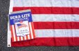 画像2: ◆ アメリカ雑貨 デッドストック ナイロン 星条旗 フラッグ タペストリー 大判 122×188cm/ビンテージ アンティーク レトロ 古着 国旗