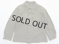 ◆ 50's 米軍 ミリタリー ボックス ウールシャツジャケット S オリーブ/ビンテージ オールド アメリカ古着 レトロ オリジナル
