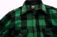 画像2: ◆ 50's USA製 Woolrich ウールリッチ ウールシャツジャケット 16 ML 緑黒チェック/ビンテージ オールド アメリカ古着 レトロ バッファロー