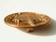 画像4: ◆ ドイツ ハンブルク 銅 ウォールデコ インテリア 直径8.3cm/ビンテージ アンティーク アメリカ雑貨 絵皿 プレート