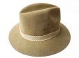 画像4: ◆ USA製 STETSON ステットソン ウール 中折れハット 帽子 LARGE 58cm 茶系 カーキ/ビンテージ オールド アメリカ古着 レトロ ハンター