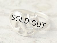 ◆ アメリカ 925刻印 猫モチーフ シルバーリング 11〜12号/ビンテージ アンティーク 指輪 アクセサリー レディース キャット 動物