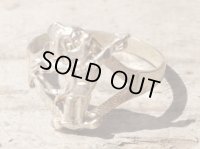 ◆ アメリカ仕入れ ミッキーマウス シルバーリング 19号/ビンテージ アンティーク アクセサリー ディズニー