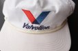 画像6: ◆ 80's USA製 Valvoline 刺繍 コットンキャップ フリーサイズ 白/ビンテージ オールド アメリカ古着 帽子 モーター系 オイル