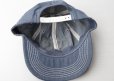 画像3: ◆ 80's USA製 K-BRAND ワッペン付き シャンブレー キャップ フリーサイズ 青/ビンテージ オールド アメリカ古着 帽子 メッシュ 1