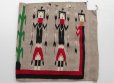 画像1: ◆ ヴィンテージ メキシカンラグ 絨毯 タペストリー 68×146cm/イエビチェイ ナバホ レトロ アンティーク アメリカ仕入れ メキシコ雑貨 (1)