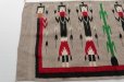 画像5: ◆ ヴィンテージ メキシカンラグ 絨毯 タペストリー 68×146cm/イエビチェイ ナバホ レトロ アンティーク アメリカ仕入れ メキシコ雑貨