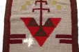 画像8: ◆ ヴィンテージ メキシカンラグ キリム 絨毯 タペストリー 130×52cm/オールド レトロ アンティーク アメリカ仕入れ メキシコ雑貨