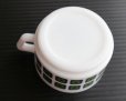 画像7: ◆ ヨーロッパ雑貨 フランス製 arcopal スタッキングマグ 白緑/ビンテージ アンティーク レトロ コーヒーカップ アート モダン 食器