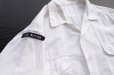 画像3: ◆ 60's US NAVY コットン 半袖シャツ SMALL 白 ホワイト/ビンテージ オールド アメリカ古着 レトロ ミリタリー ステンシル