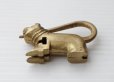 画像2: ◆ ヨーロッパ雑貨 犬 真鍮 南京錠 ブラス パドロック 5.3cm/ビンテージ アンティーク レトロ ブロカント 小物 インテリア オブジェ