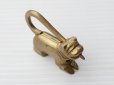 画像6: ◆ ヨーロッパ雑貨 犬 真鍮 南京錠 ブラス パドロック 5.3cm/ビンテージ アンティーク レトロ ブロカント 小物 インテリア オブジェ
