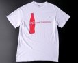 画像4: ◆ デッドストック Coca-Cola コカコーラ ボトル プリントTシャツ L 白/オールド アメリカ古着 レトロ オールコットン 1 (4)