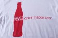 画像2: ◆ デッドストック Coca-Cola コカコーラ ボトル プリントTシャツ L 白/オールド アメリカ古着 レトロ オールコットン 1 (2)
