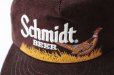 画像4: ◆ 80's USA製 Schmidt BEER ビール コーデュロイキャップ 茶色 ブラウン/ビンテージ オールド レトロ アメリカ古着 帽子 フリーサイズ