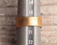 画像7: ◆ ヨーロッパ 真鍮 ブラスリング 20号/ビンテージ アンティーク レトロ 指輪 アクセサリー ブロカント モダンアート