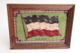 画像1: ◆ アメリカ雑貨 1900's-10's タバコ フェルト ファブリック フレーム入り GERMANY ドイツ/ビンテージ アンティーク レトロ インテリア (1)