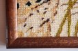 画像5: ◆ アメリカ雑貨 ヒョウ柄 クロスステッチフレーム タペストリー 34.5×36.5cm/ビンテージ アンティーク レトロ インテリア レオパード